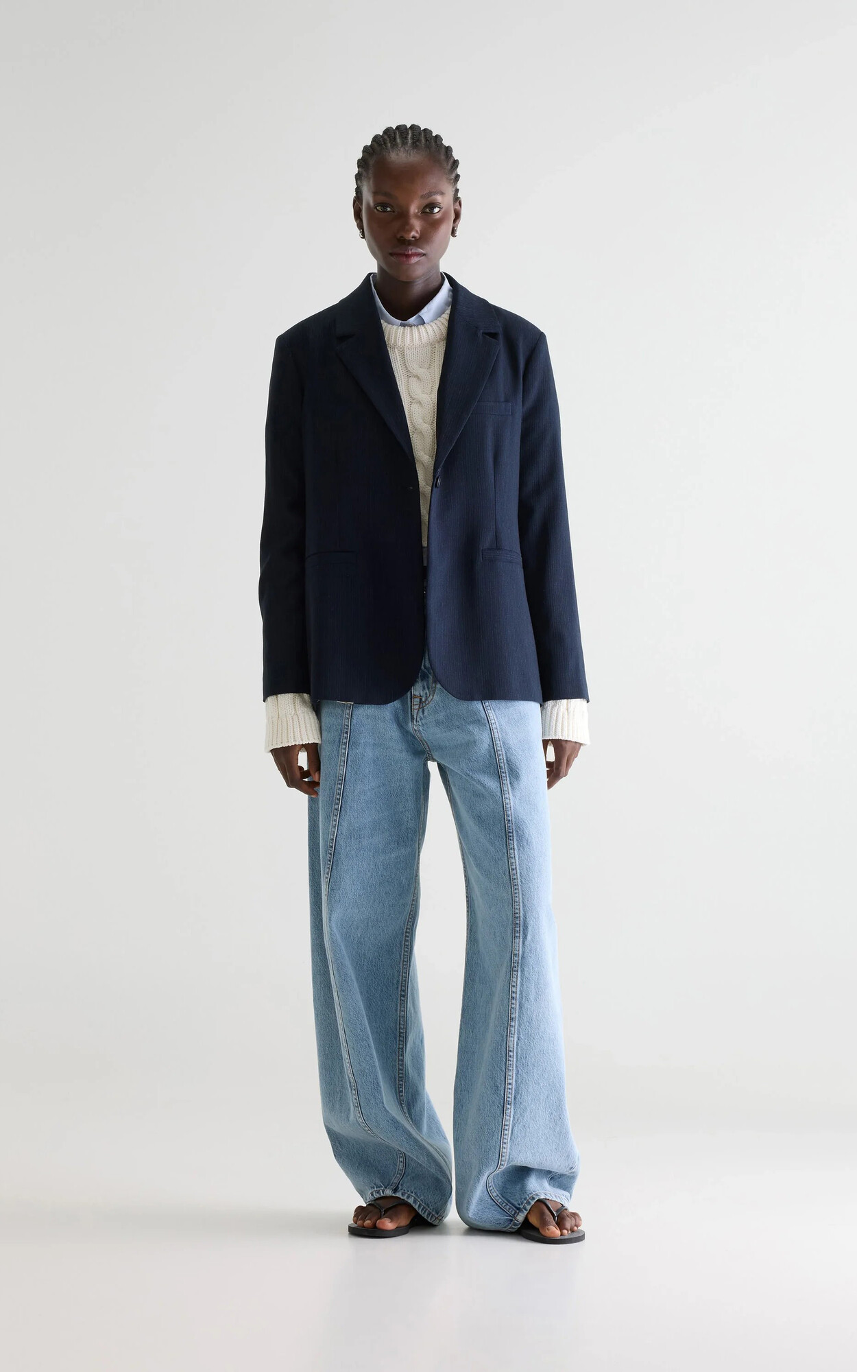 Marineblauw Blazer image