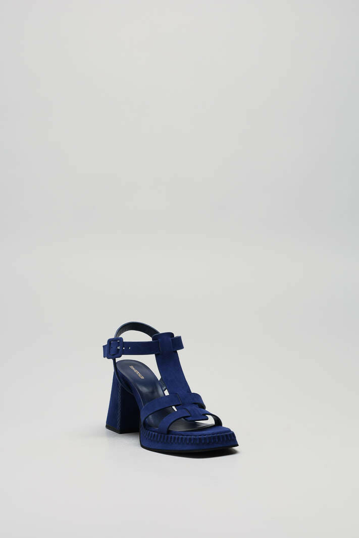 zoom in on Blauw Sandaal hak image Blauw Sandaal hak image