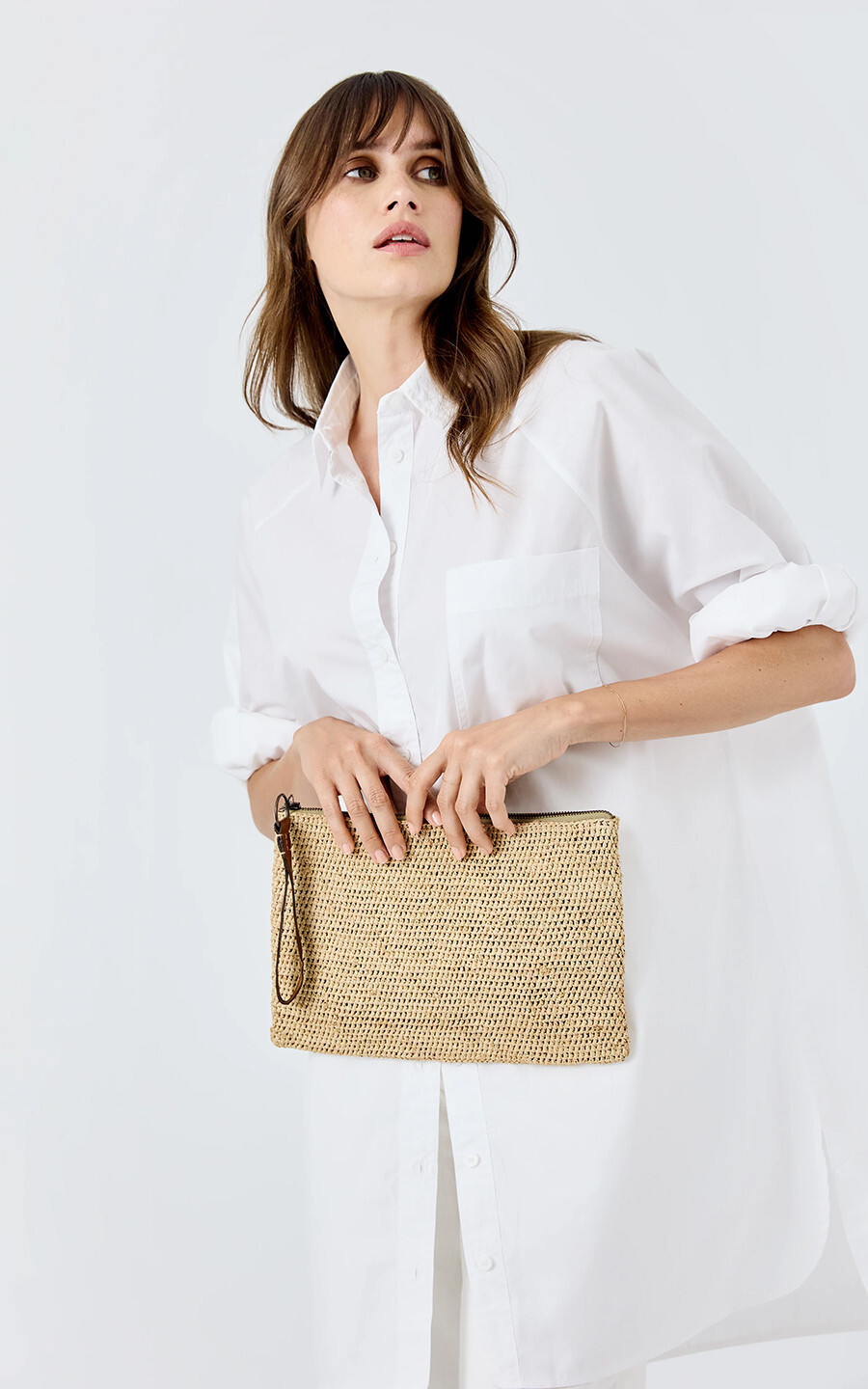Lichtbeige Clutch