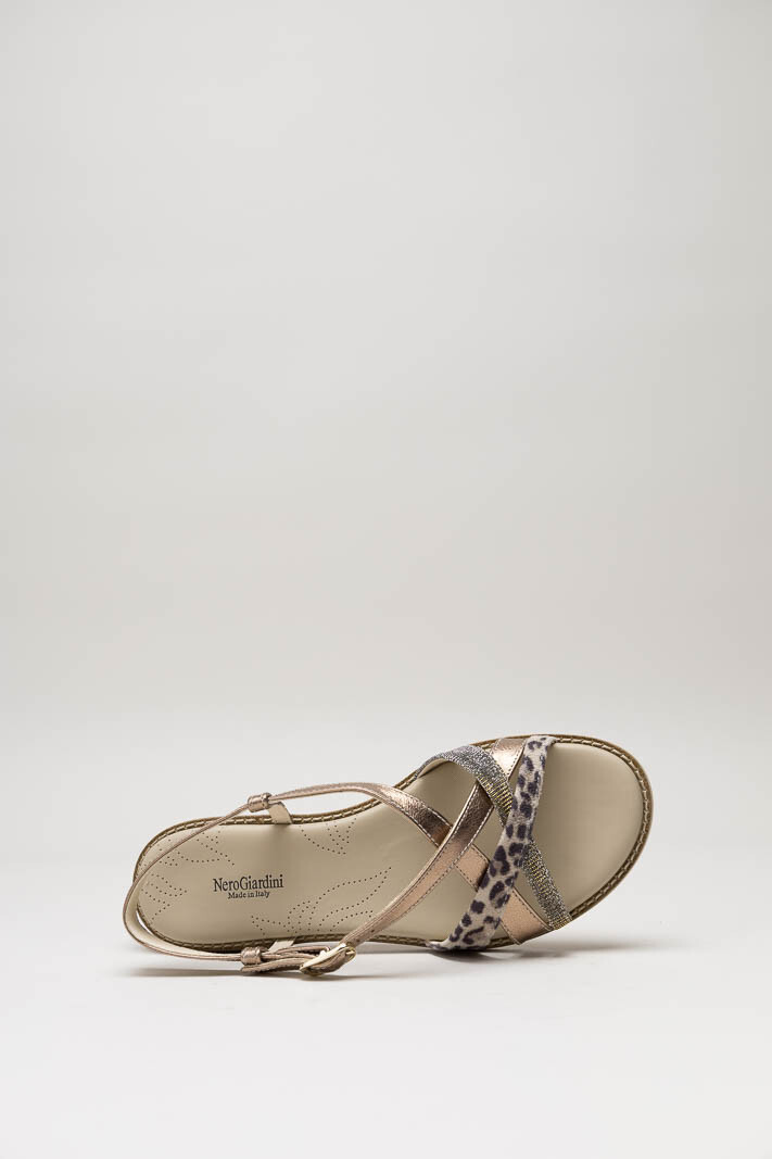 Rosegoud Sandaal plat image