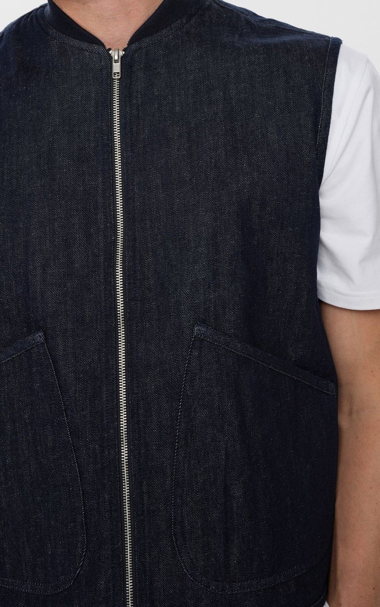 Donkerblauw Gilet image