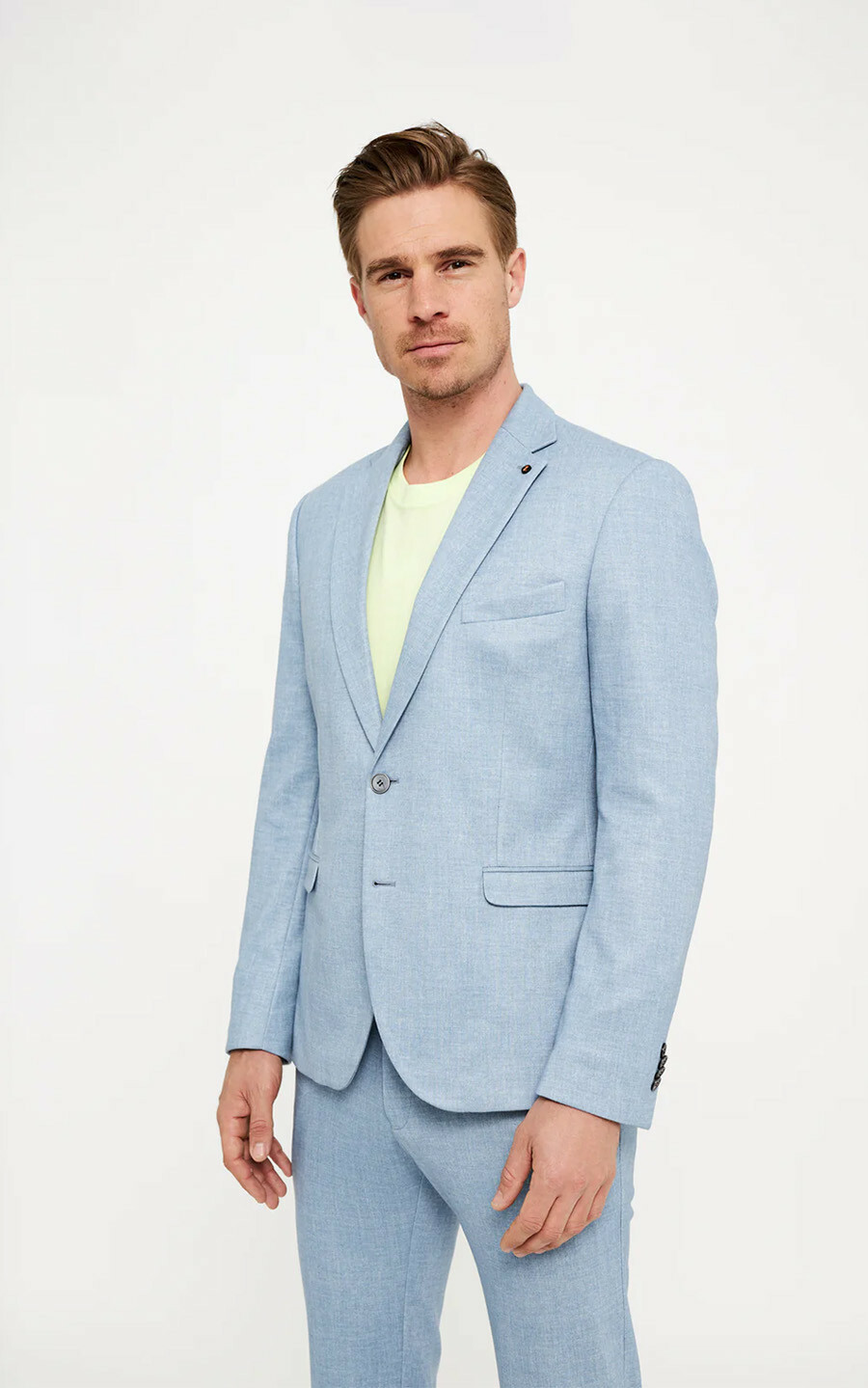 Lichtblauw Blazer