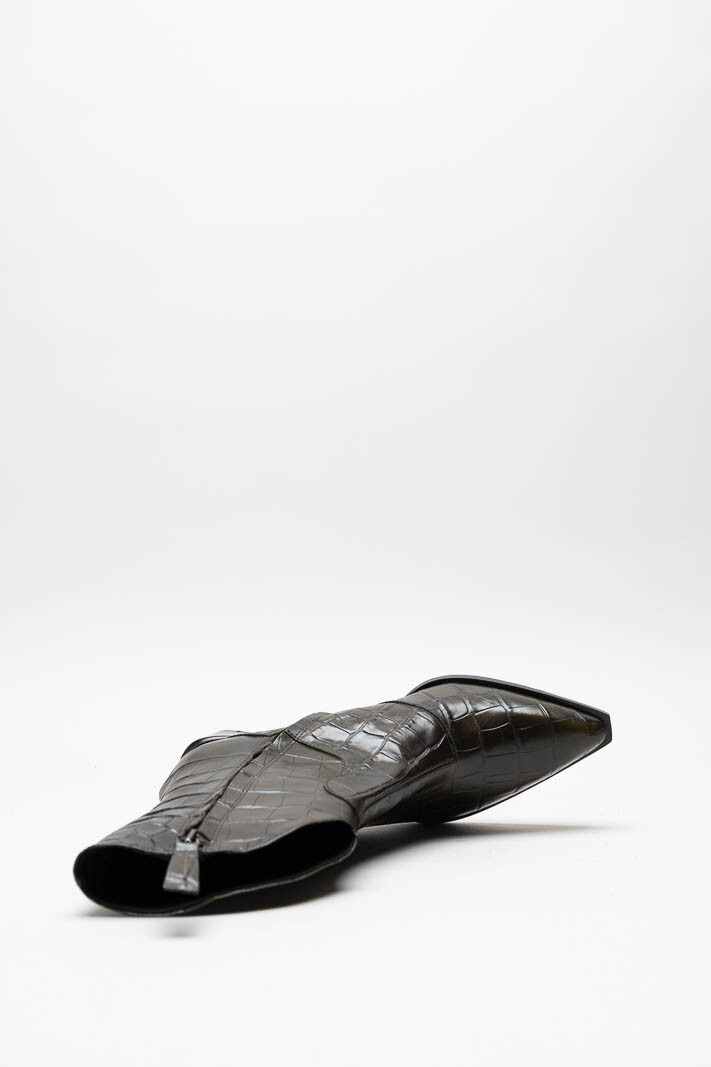 zoom in on Kaki Enkellaars hak image Kaki Enkellaars hak image