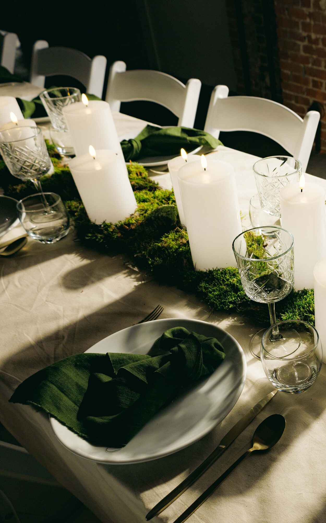 Wit Kaarsen en kaarsenhouders image