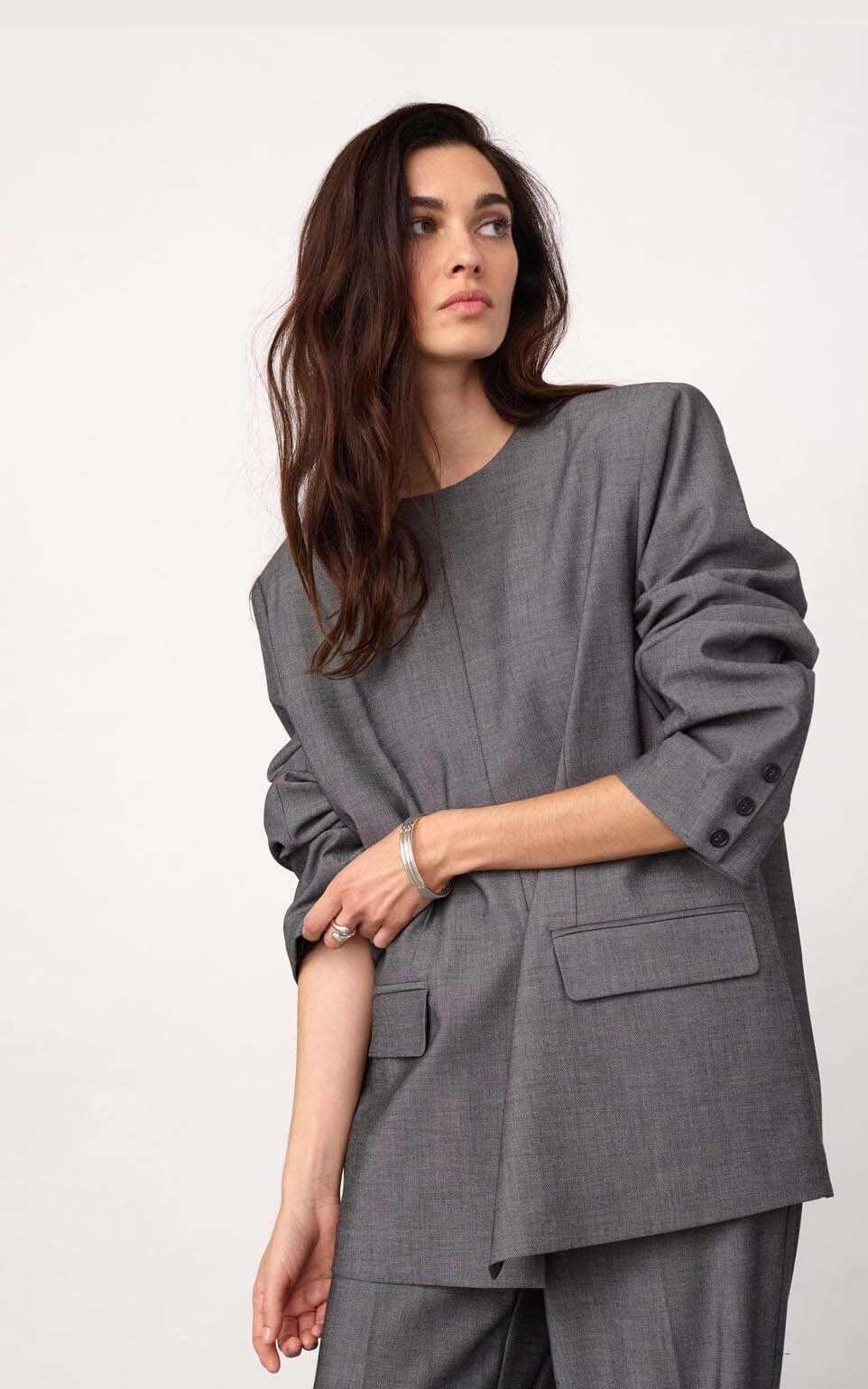 Grijs Blouse image