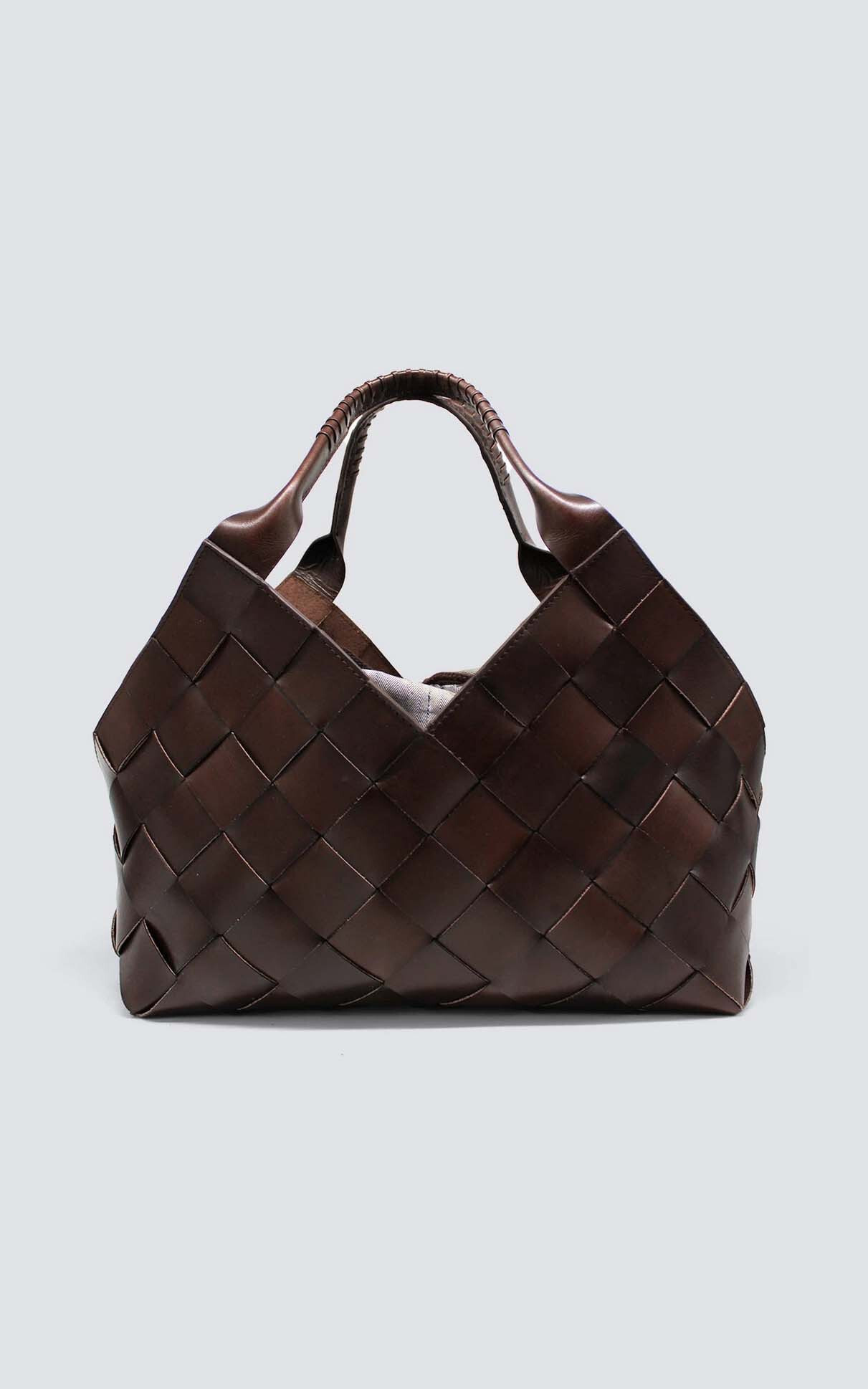 Donkerbruin Schoudertas