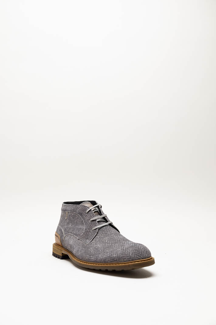 Grijs Veterschoen hoog