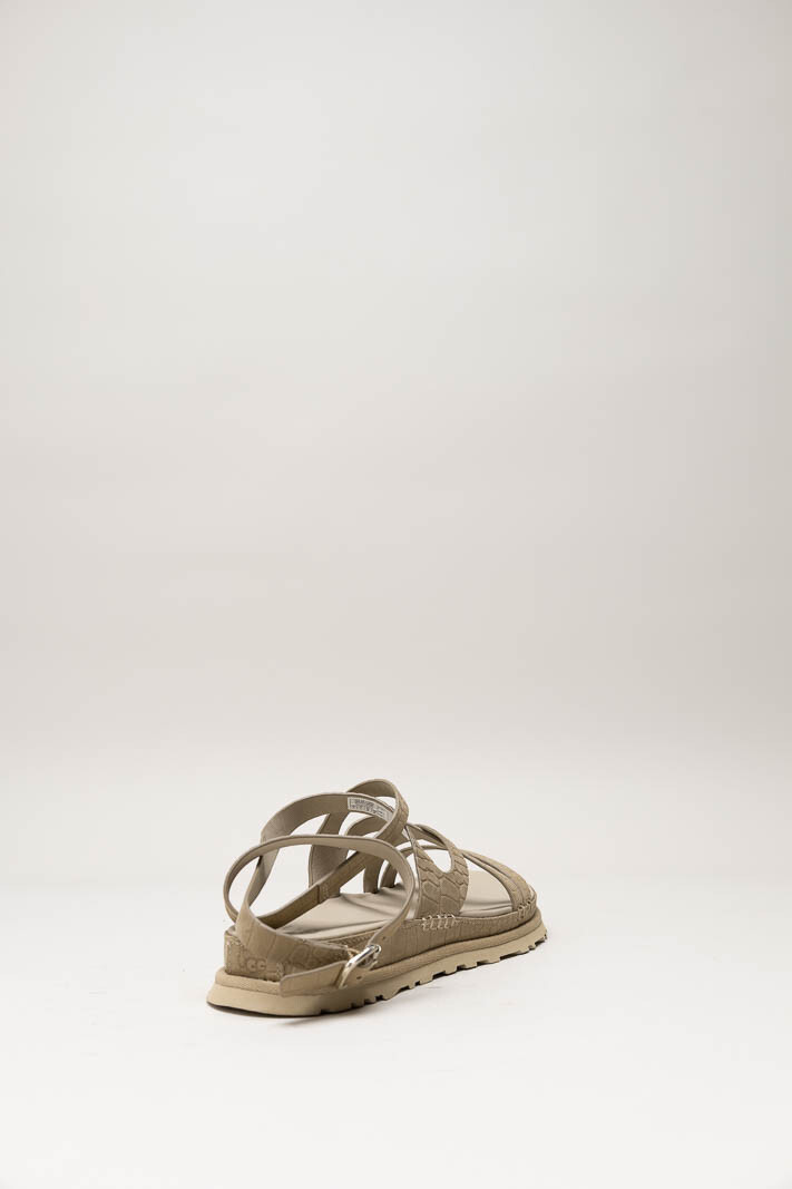 Beige Sandaal plat image