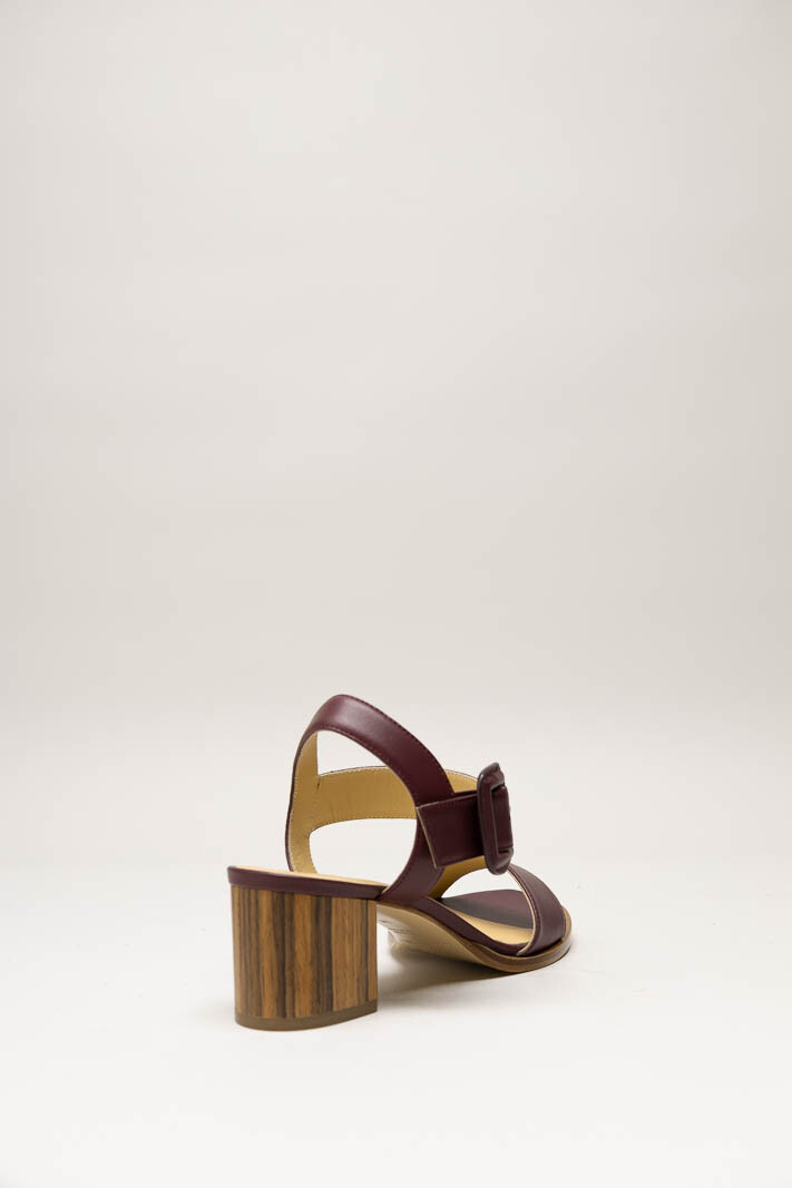 Bordeaux Sandaal hak image