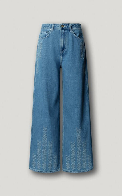 Blauw Jeansbroek image