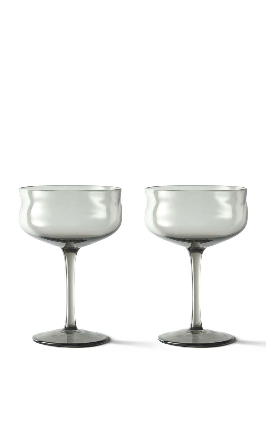 Grijs Servies en glazen