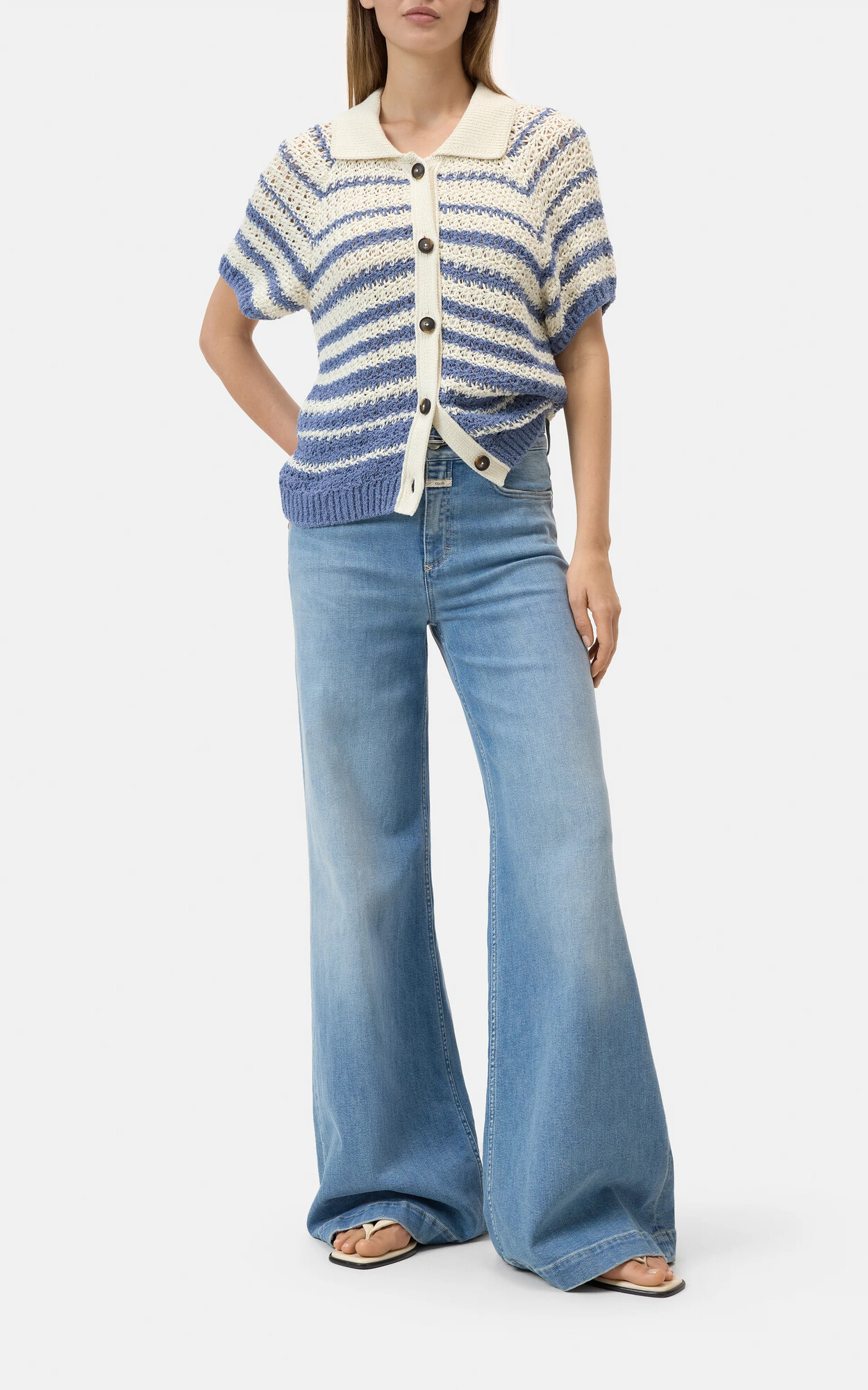 Lichtblauw Cardigan image