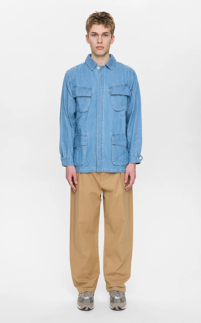 Lichtblauw Overshirt image