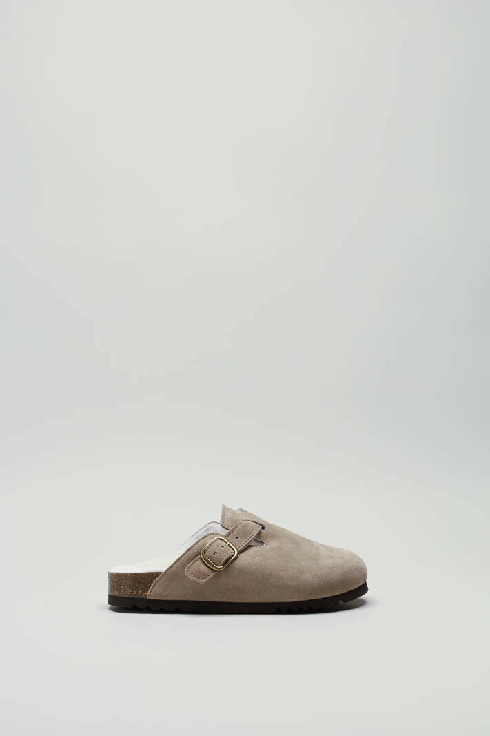 Taupe Pantoffel