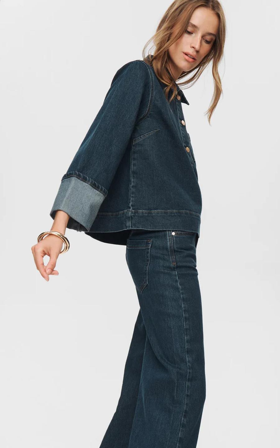 zoom in on Jeans Blouse image Jeans Blouse image