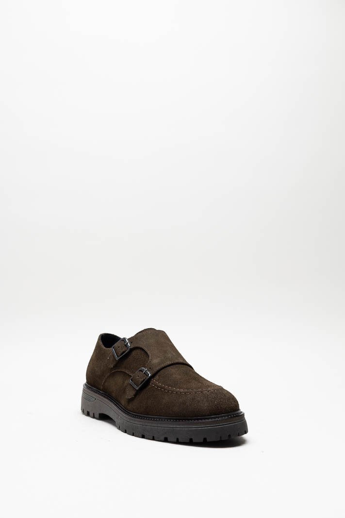 Donkerbruin Gespschoen