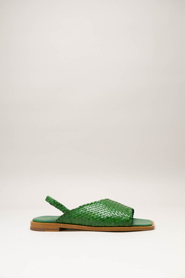 Groen Sandaal plat