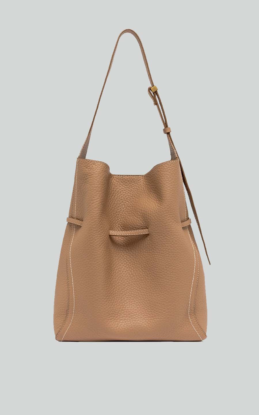 Taupe Schoudertas image