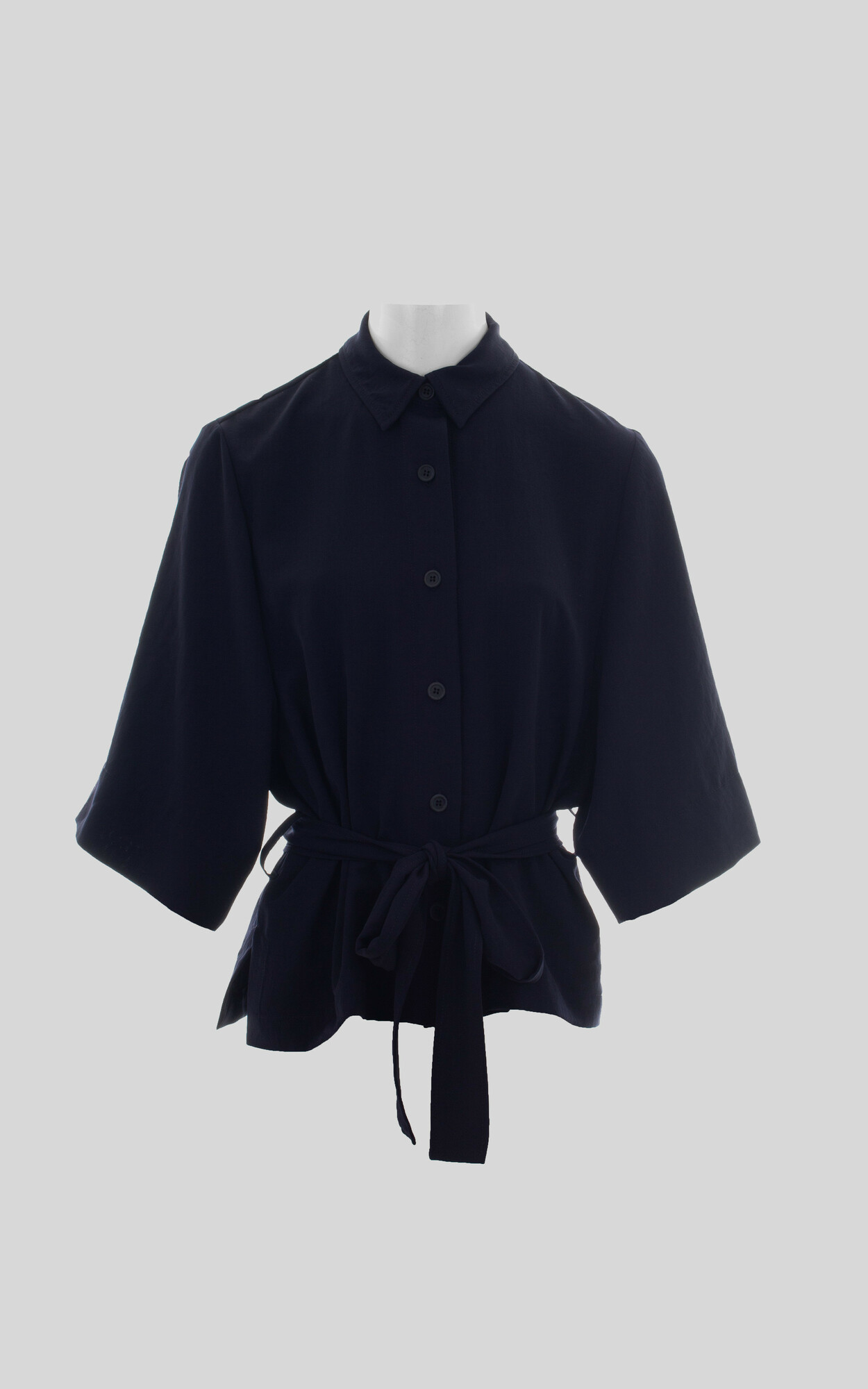Donkerblauw Hemd