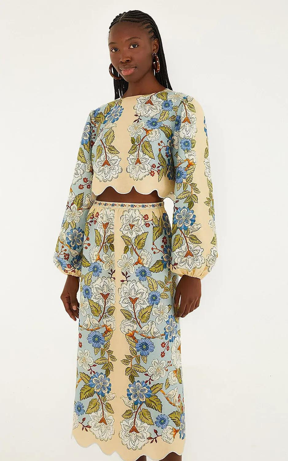 Lichtblauw Blouse image