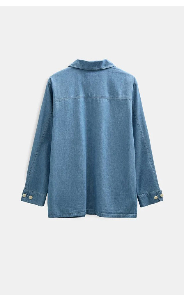 Lichtblauw Overshirt image