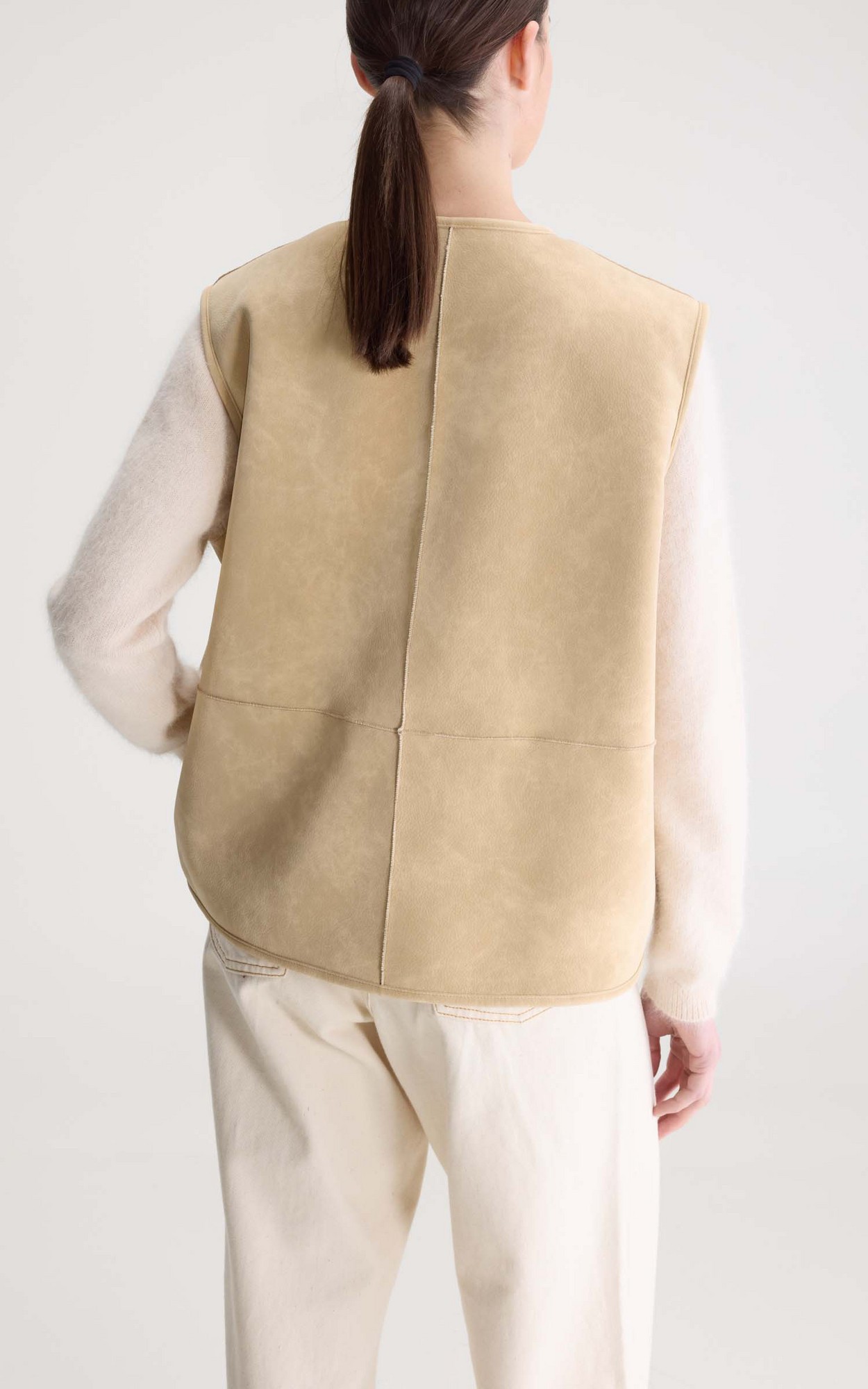 Ecru Vest mouwloos image