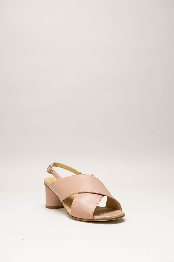 Nude Sandaal hak
