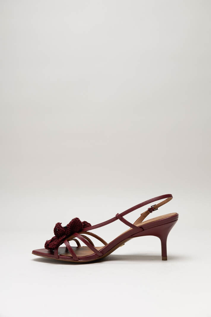 Bordeaux Sandaal hak image