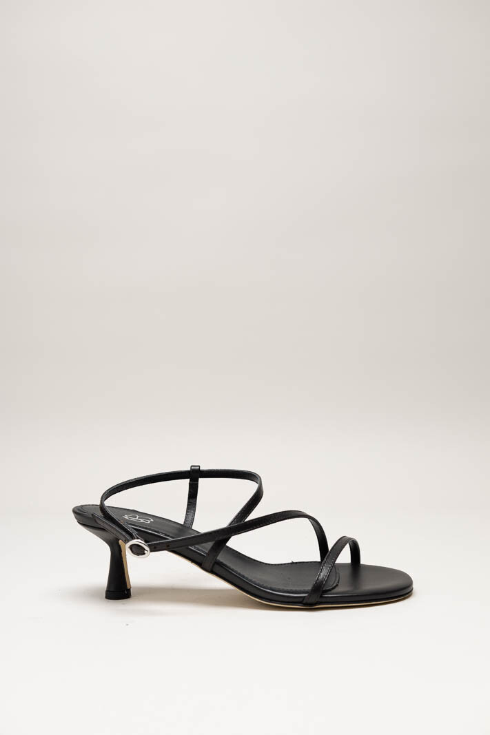 Donkerbruin Sandaal hak