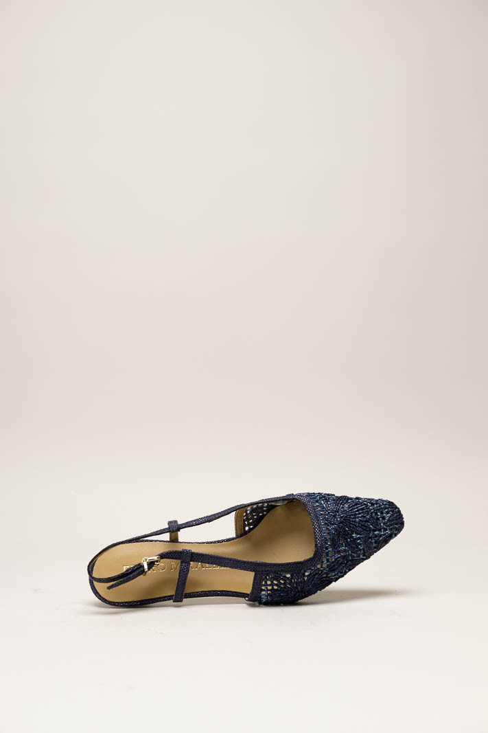 Donkerblauw Pump image