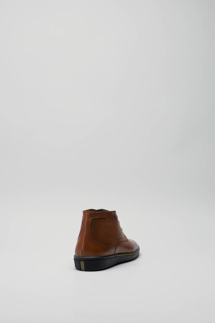 zoom in on Cognac Veterschoen hoog image Cognac Veterschoen hoog image