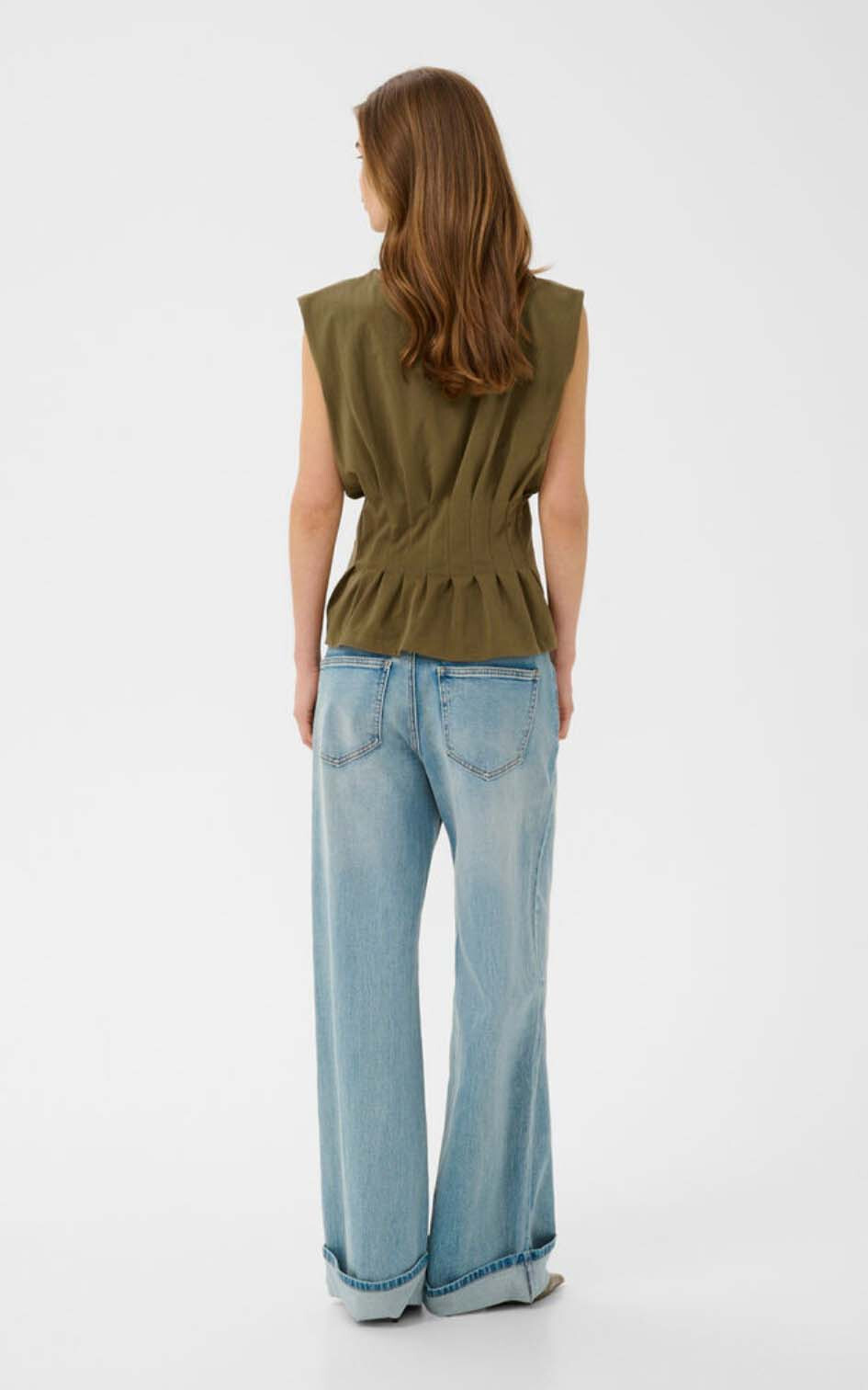Kaki T-shirt/top image