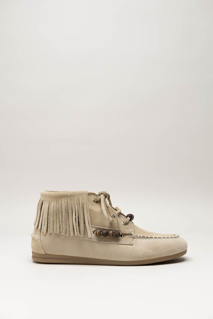 Beige Bootschoen