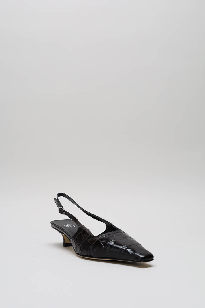 Donkerbruin Pump