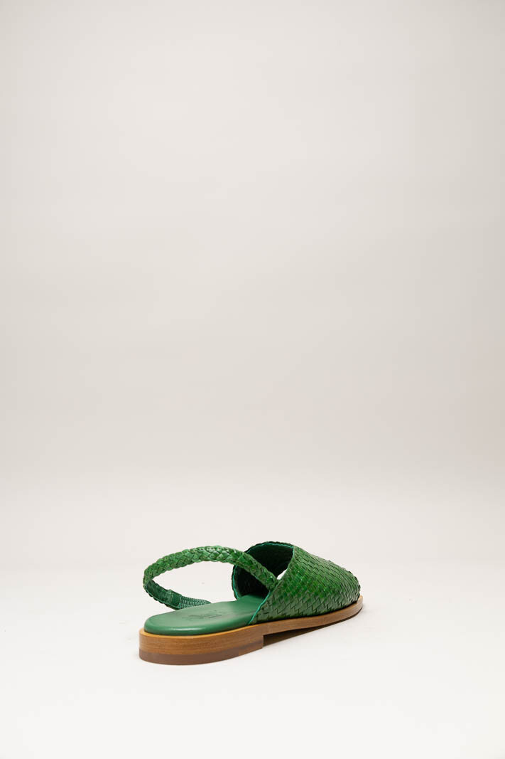 Groen Sandaal plat image