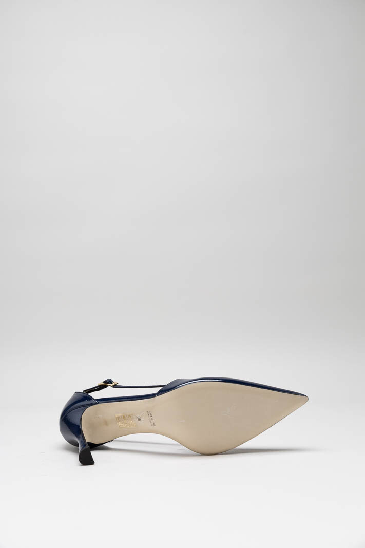 Donkerblauw Pump image