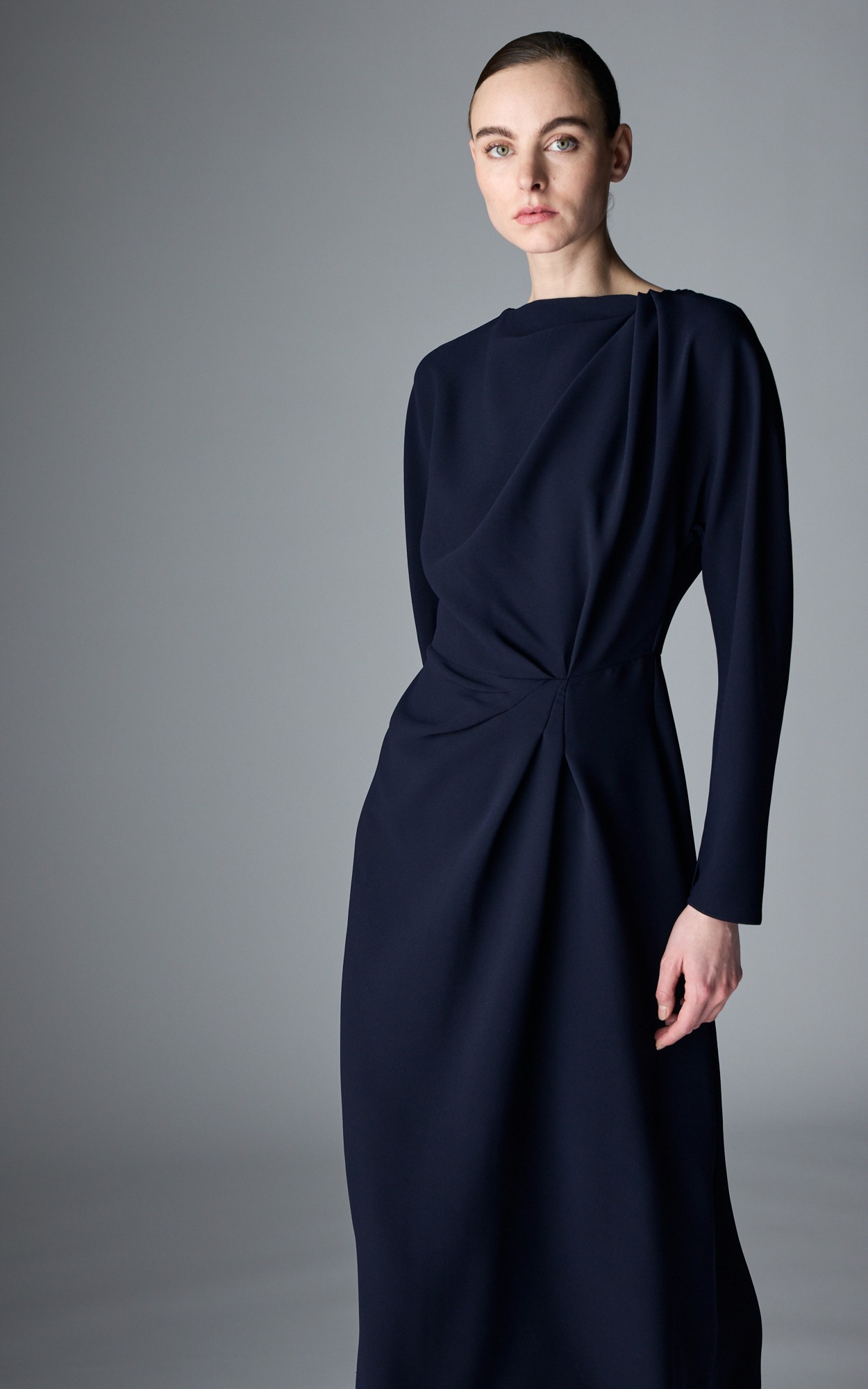 Marineblauw Jurk image