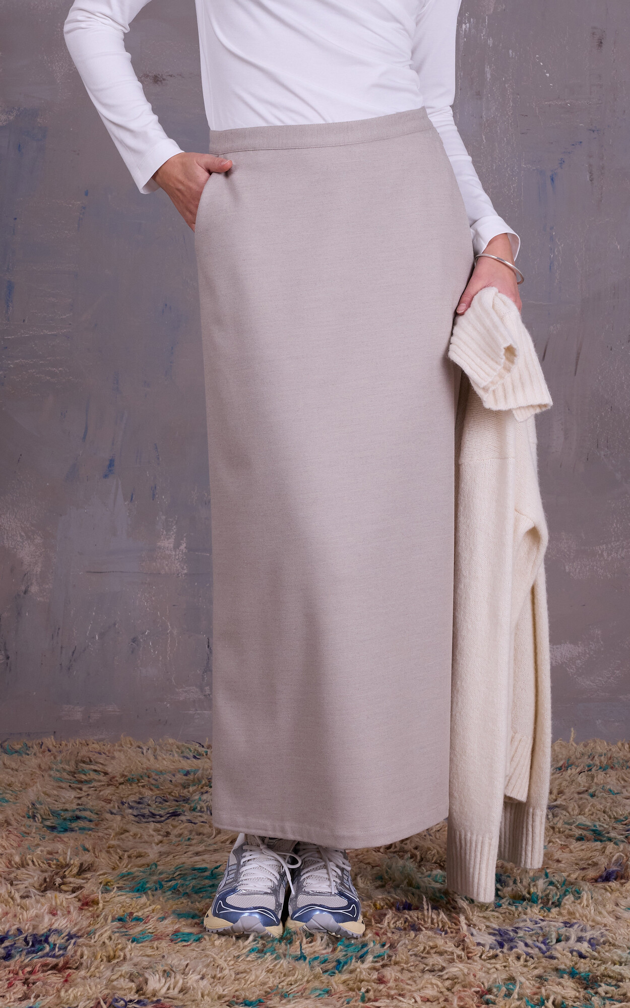 Beige Rok