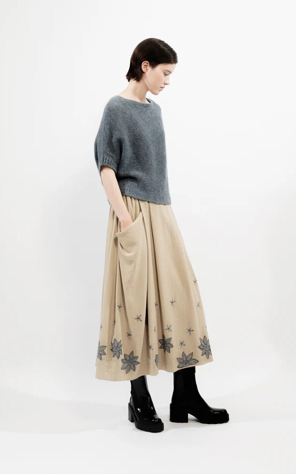 Beige Rok