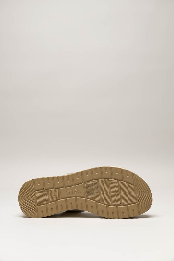 Lichtbeige Sandaal sleehak image