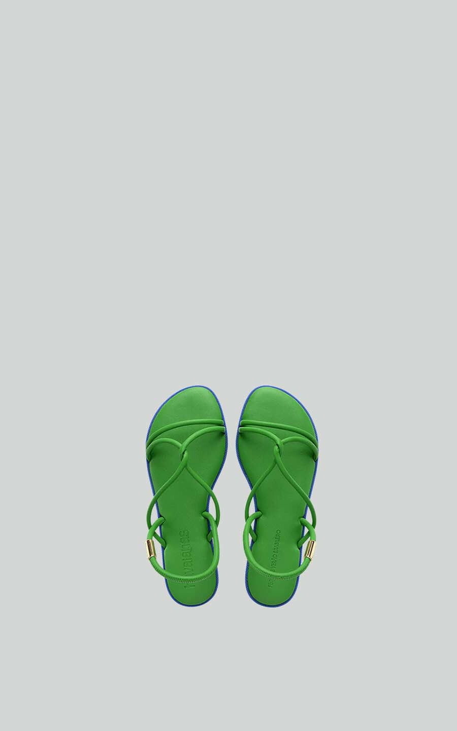 Groen Sandaal plat