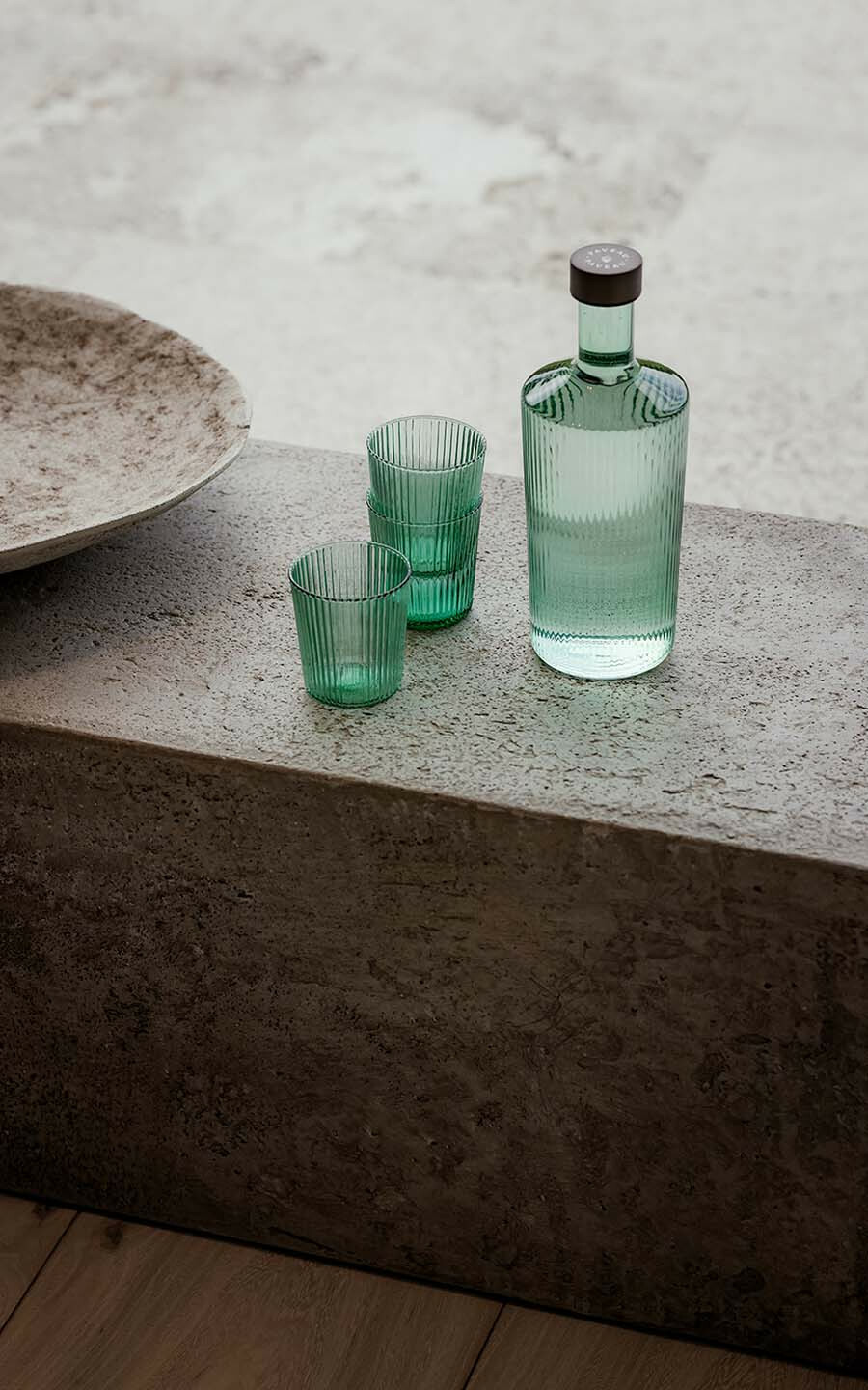 zoom in on Groen Servies en glazen image Groen Servies en glazen image