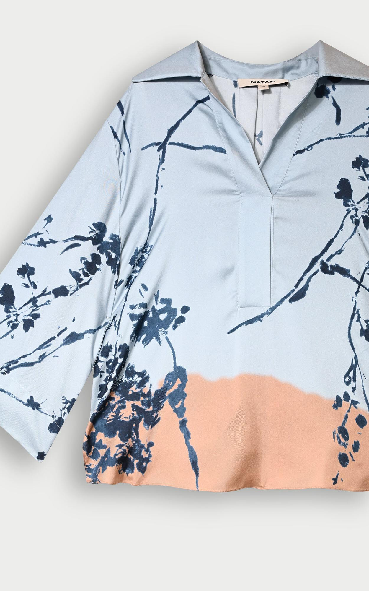 Lichtblauw Blouse image