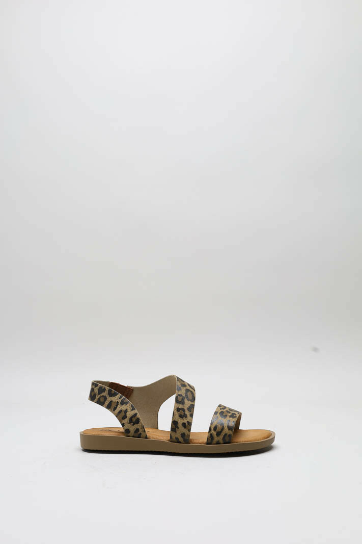 Beige Sandaal plat