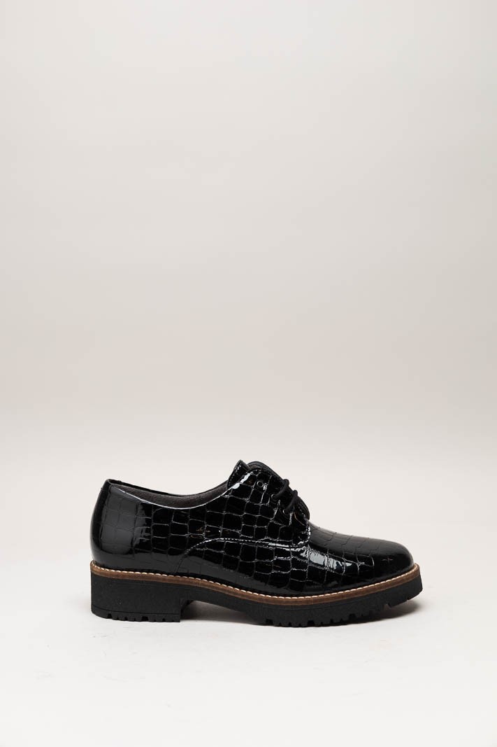 Zwart Veterschoen