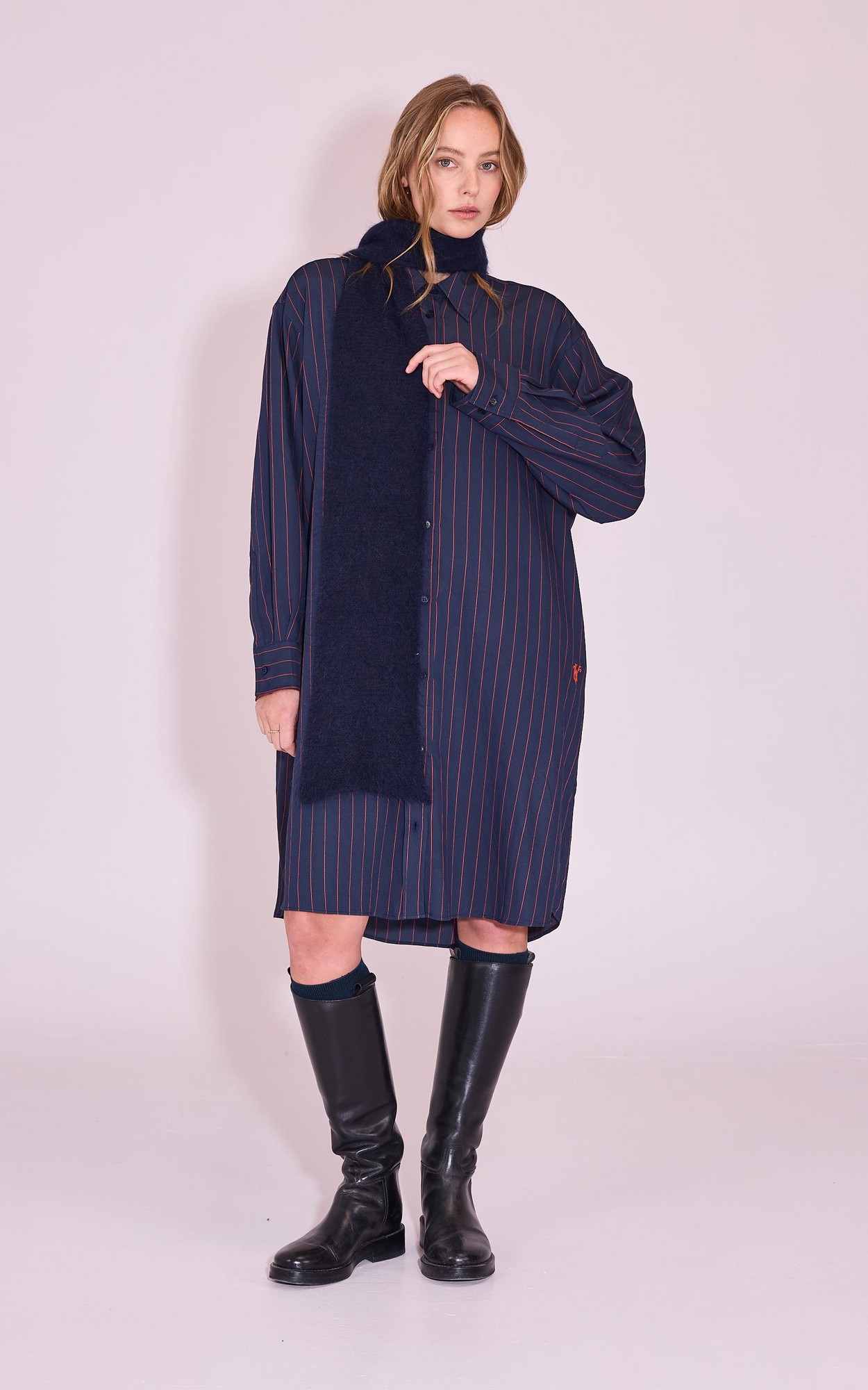 Donkerblauw Jurk