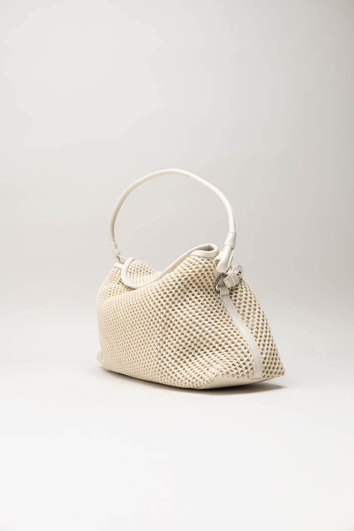 Lichtbeige Schoudertas