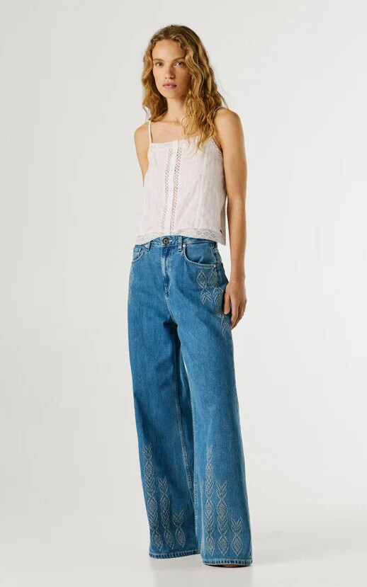 Blauw Jeansbroek image