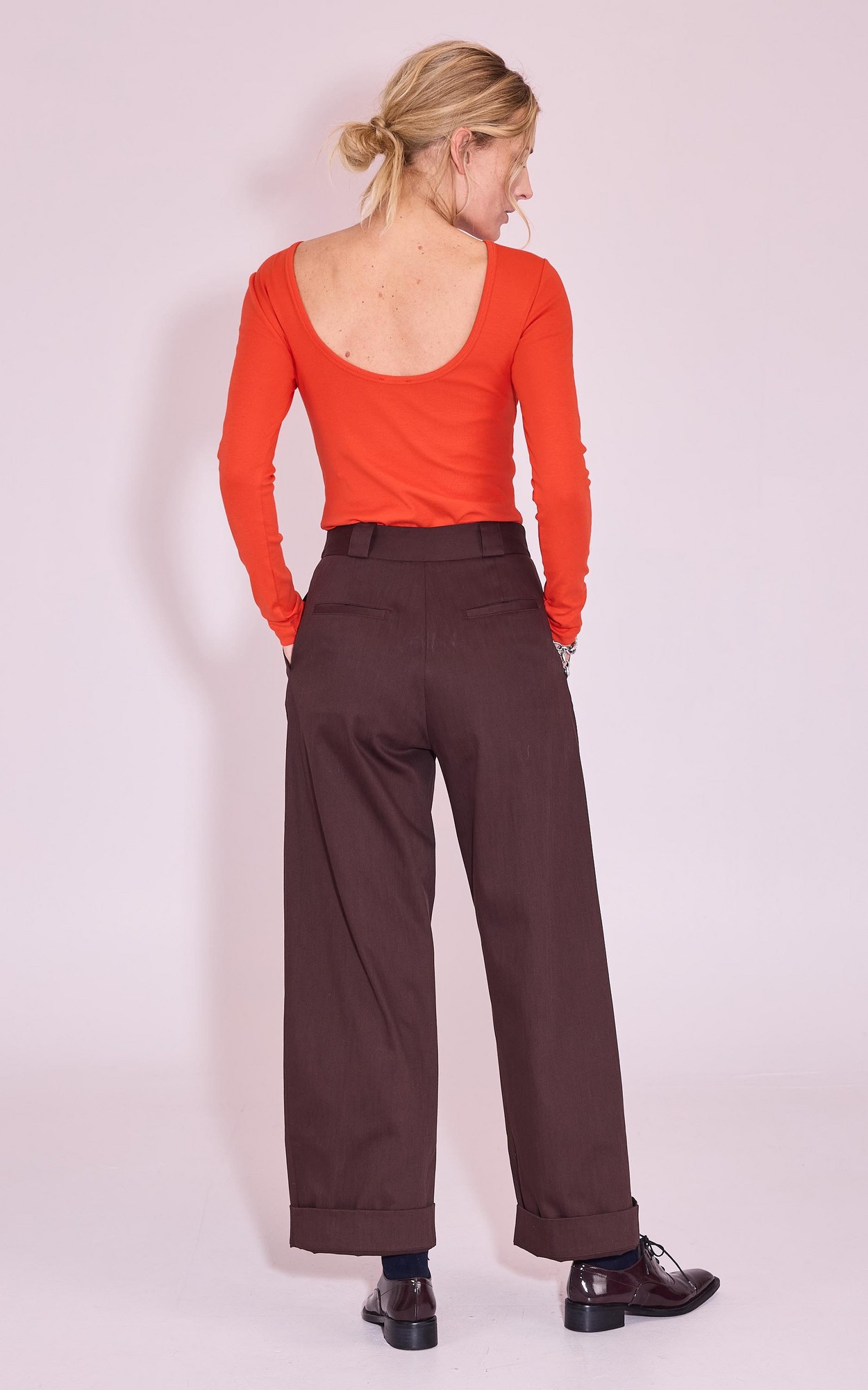 Donkerbruin Broek image