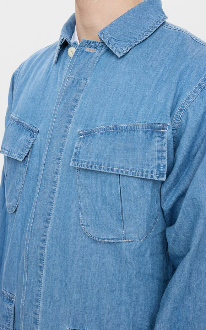 Lichtblauw Overshirt image